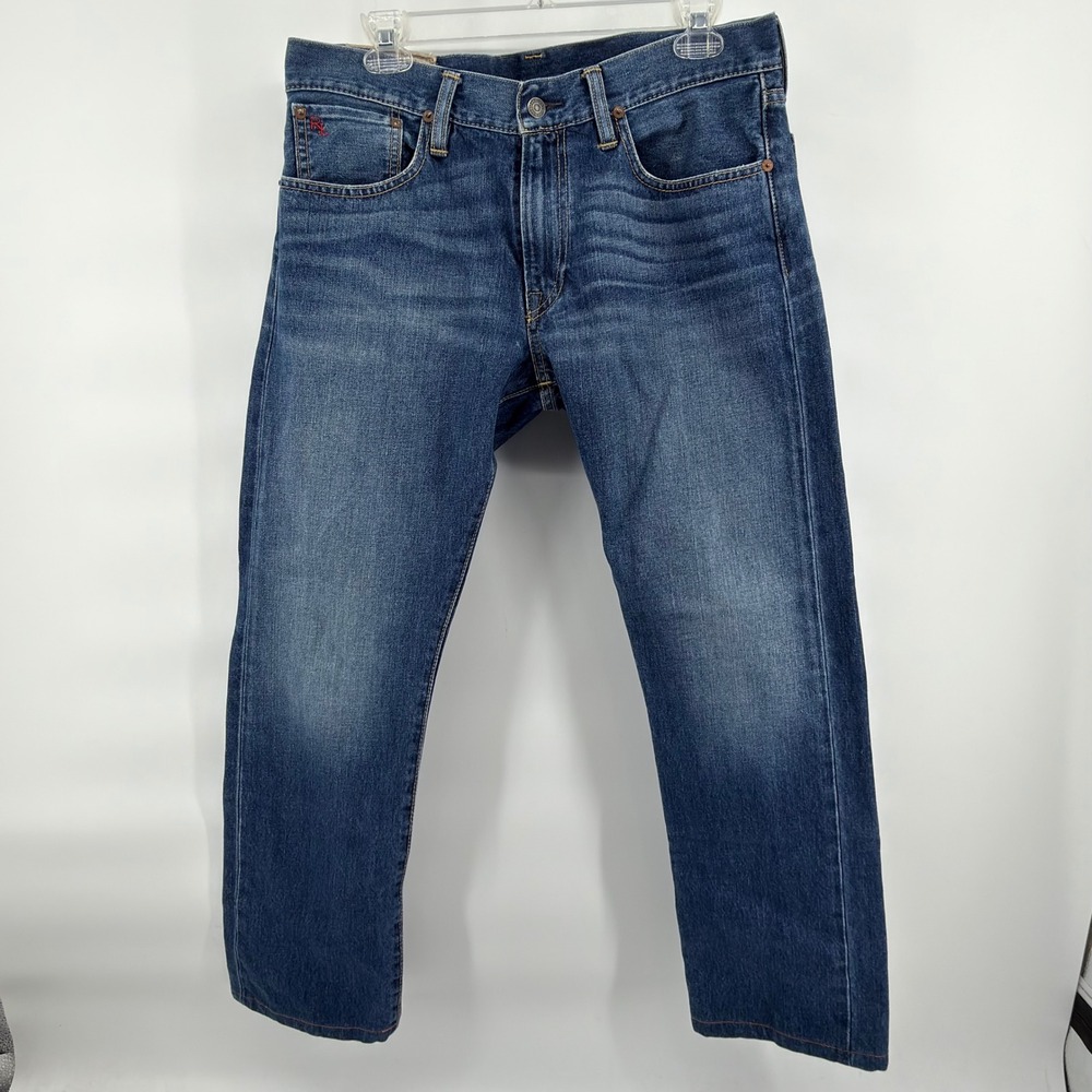 Polo Ralph Lauren Jeans Mens 32x30 Blue Authentic Dungarees 100 Cotton
